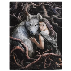 Small Soul Bond Canvas Picture by Anne Stokes