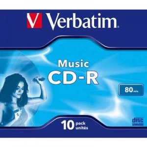 Verbatim 10x Music CD-R 700MB Jewel case