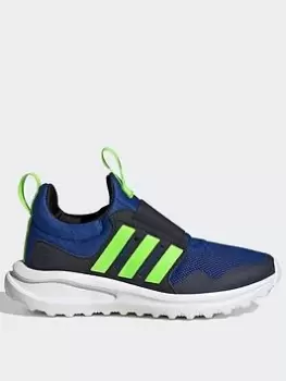 adidas Activeride 2.0 Sport Running Slip-on Shoes, Blue/Green, Size 3.5 Older