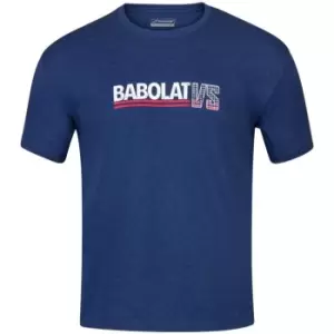 Babolat Exercise Vintage T Shirt - Blue