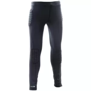 Precision Unisex Adult Goalkeeper Thermal Base Layers (XS) (Black/Silver)