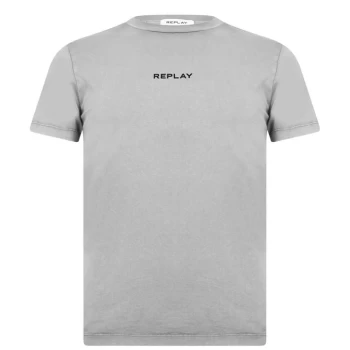 Replay Centre T Shirt - Brown