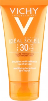 Vichy Ideal Soleil Mattifying Face Fluid - Dry Touch SPF30 50ml