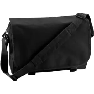 Adjustable Messenger Bag (11 Litres) (One Size) (Black) - Bagbase