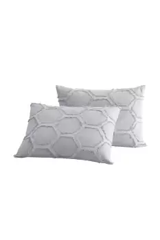 'Clipped Honeycomb Cotton' Standard Pillowcase