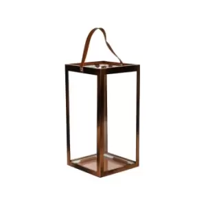 Ivyline Hampton Tall Lantern H:60 x W:25cm - Copper