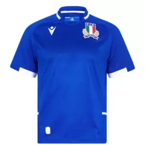 Macron Italy Home Jersey Mens - Blue