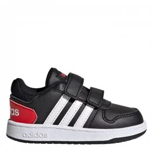 adidas adidas Hoops Infants Trainers - Black/Wht/Red