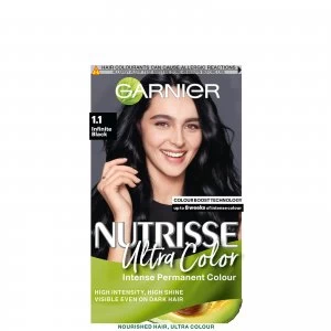 Garnier Nutrisse Permanent Hair Dye 1.10 Infinite Black