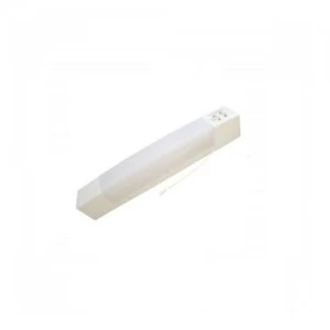 Eterna White Dual Voltage IP44 Bathroom Shaver Light with Shaver Socket 110v/240v