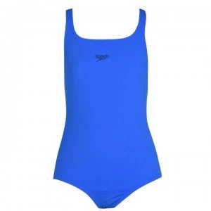 Speedo Endurance Plus Medalist Girls Swimsuit - Blue