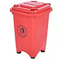 GPC Red Bin with Feet, 50L