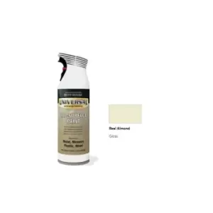 Rust-oleum - Universal All Surface Spray Paint - Gloss - Real Almond - 400ml - Real Almond