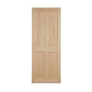 4 Panel Clear pine Internal Door H1981mm W686mm