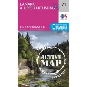 Lanark & Upper Nithsdale by Ordnance Survey (Sheet map, folded, 2016)