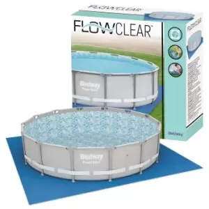 Bestway Flowclear Pool Floor Protector Square Ground Sheet 488X488cm - Blue