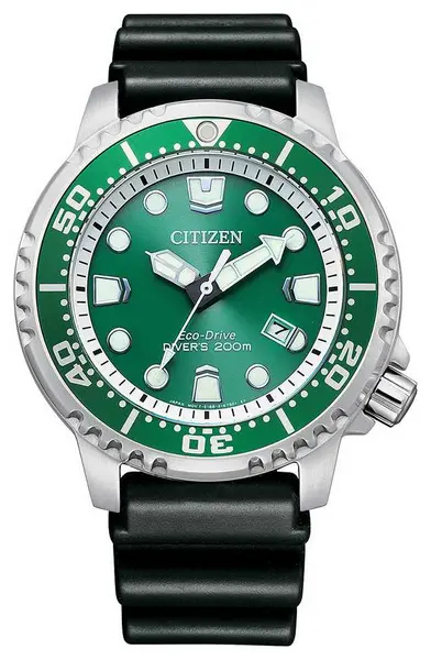 Citizen BN0158-18X Mens Promaster Sea Eco-Drive Green Dial Watch