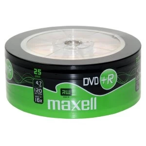 Maxell DVD+R 25 Pack Shrink Wrap