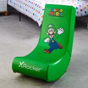 X Rocker Luigi Nintendo Video Floor Rocker, Green