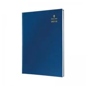 Collins Academic Diary Day Per Page A5 Blue 2022-2023 52MBLU CD52MBU22