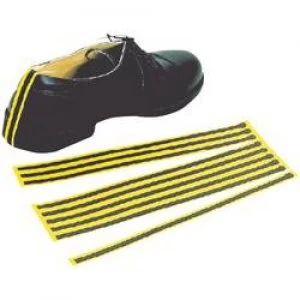 ESD disposable shoe strap 10 pcs Yellow Black BJZ C 199 2151