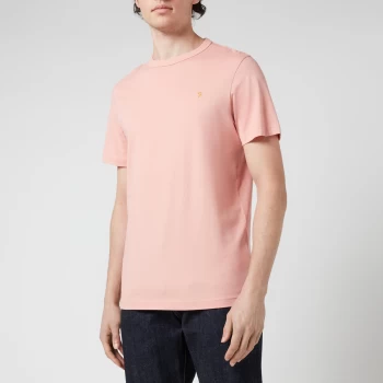 Farah Mens Danny T-Shirt - Pink Rose - M