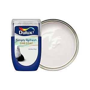 Dulux Simply Refresh One Coat White Mist Matt Emulsion Paint 30ml