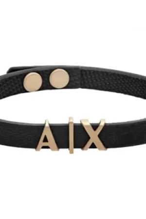 Armani Exchange Logo AXG0055710 Leather Bracelet