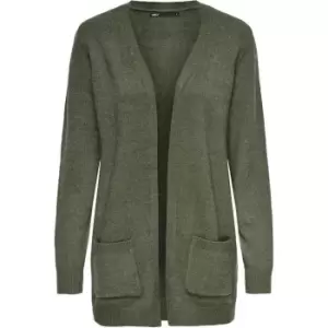 Only Long Sleeve Open Cardigan Ladies - Green