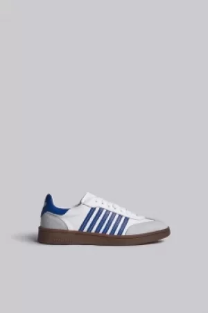 DSQUARED2 Men Sneaker Blue Size 8 100% Calfskin