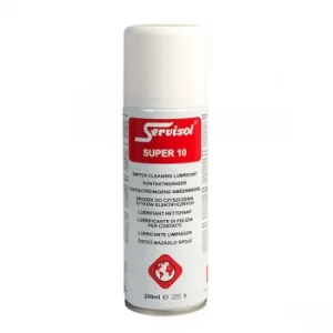 Servisol 6100001300 Super 10 Switch Cleaning Lubricant 200ml