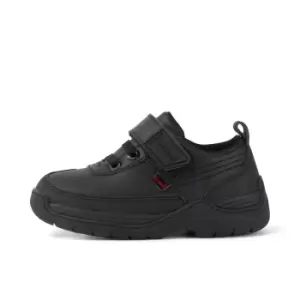 Kickers Infant Stomper Lo Leather Shoes - Black - 8
