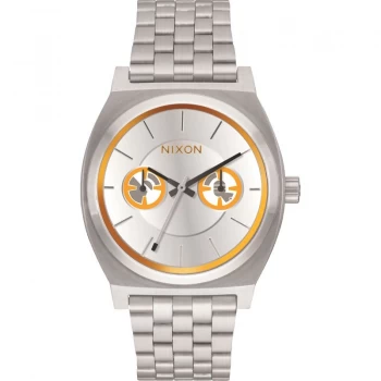 Unisex Nixon The Time Teller Deluxe SW BB-8 Silver / Watch