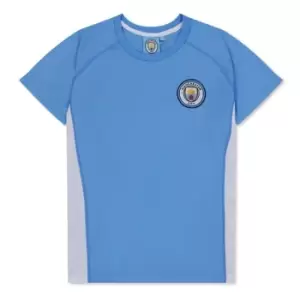Source Lab City FC Poly T-Shirt Juniors - Blue