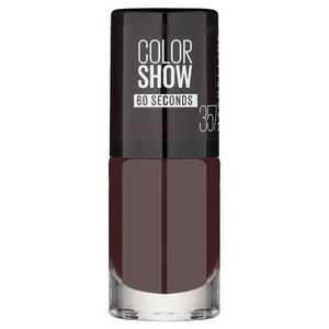 Maybelline Color Show 357 Burgundy Kiss Nail Polish 7ml Brown