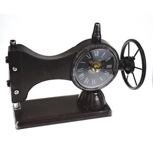 Hometime Mantel Clock - Sewing Machine