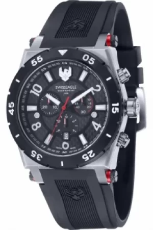 Mens Swiss Eagle Svitzer Chronograph Watch SE-9076-02