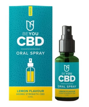 Be You Lemon CBD Oral Spray with MCT Oil 600mg 30ml
