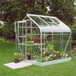 BQ Metal 6x6 Horticultural glass greenhouse