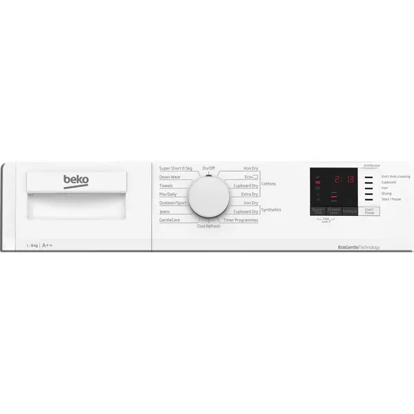 Beko DTIKP81131W Integrated 8KG Heat Pump Tumble Dryer - White - A++ Rated