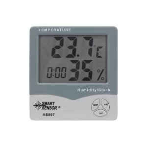 Precision Gold Digital Humidity Temperature and Time Monitor