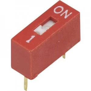 DIP switch Number of pins 1 Slide type TRU COMPONENTS DSR 01