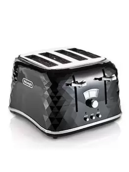 DeLonghi Brillante CTJ4003.BK 4 Slice Toaster