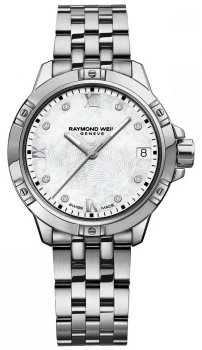 Raymond Weil Womens Tango Diamond Set Dial Stainless Watch