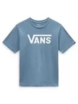 Boys, Vans Older Classic Flying V T-Shirt, Blue, Size M=10-12 Years