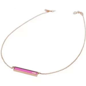 Ladies STORM PVD rose plating Silica Necklace