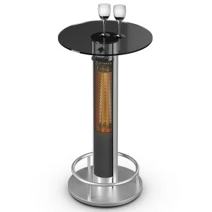 Swan Bar Table with 1.6kw Patio Heater