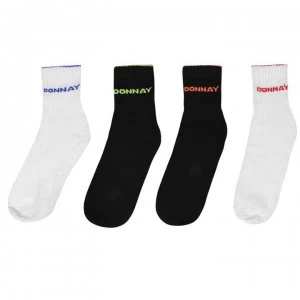 Donnay Quarter Socks 12 Pack Mens - Bright Asst