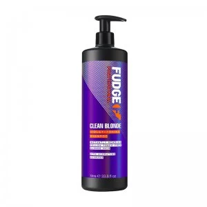 Fudge Clean Blonde Violet-Toning Shampoo 1L