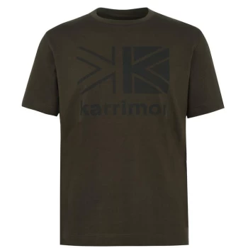 Karrimor Karrimor Eco Era Large Logo T Shirt Mens - Khaki